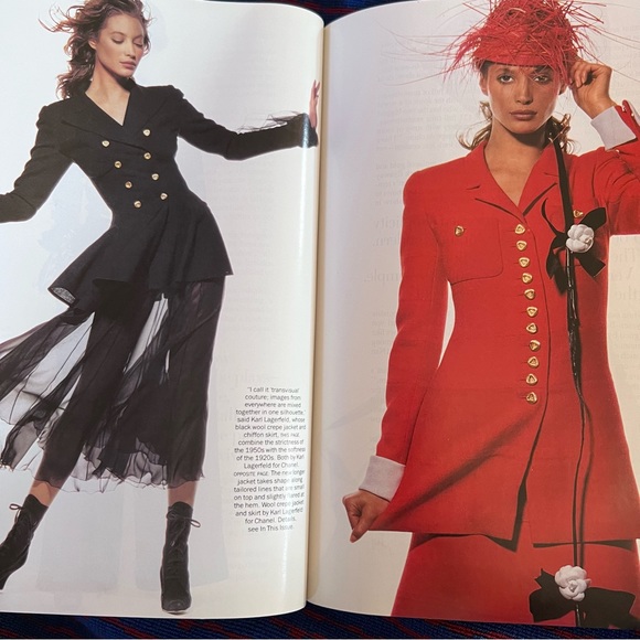 March 1993 Vogue Karen Mulder cover perfect vintage original supermodels rare - Picture 12 of 12